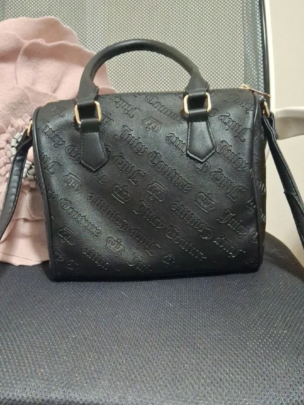 Juicy Couture Not Your Babe Satchel and Liquorice Wallet